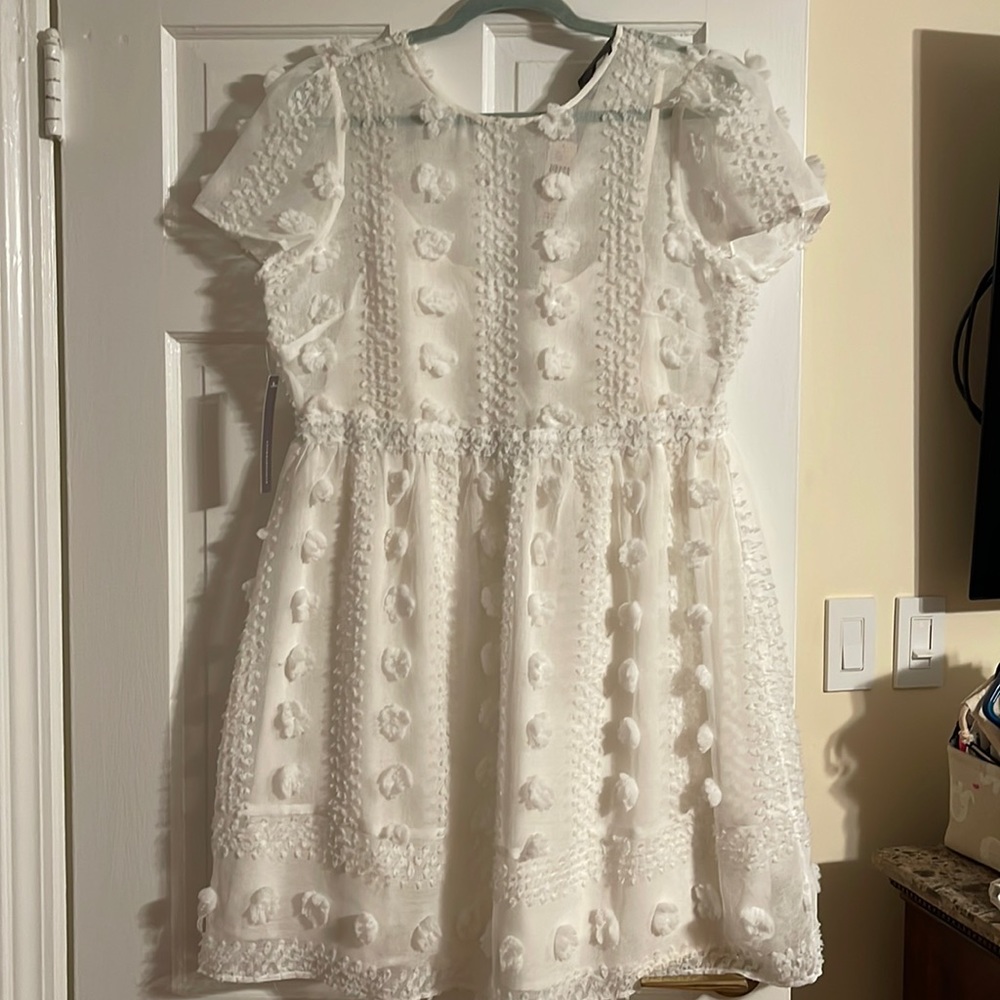 Floral detail dress
